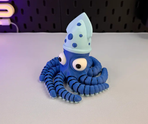 Figura Decorativa- Pulpo Inteligente Articulado - Foto 5