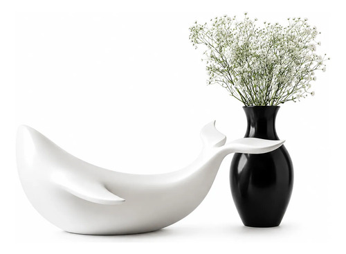Figura Decorativa De Ballena Moderna