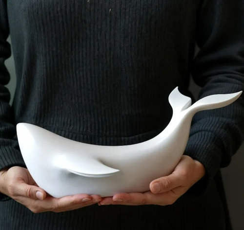Figura Decorativa De Ballena Moderna - Foto 3