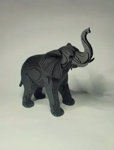 Escultura Decorativa- Elefante Majestuoso - Foto 3