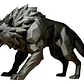Escultura Decorativa- Lobo Geométrico - Miniatura 2