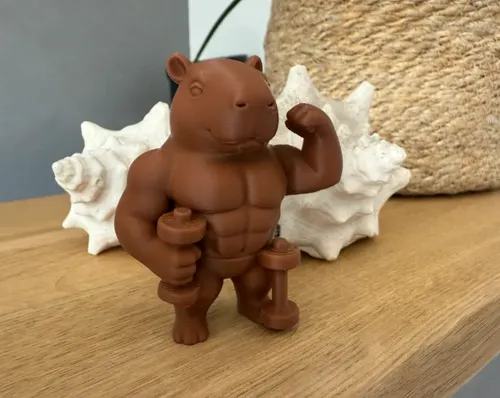 Figura Decorativa- Capibara Musculoso