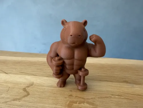 Figura Decorativa- Capibara Musculoso - Foto 2