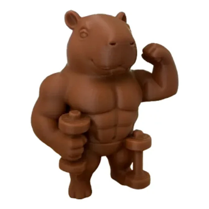 Figura Decorativa- Capibara Musculoso 4