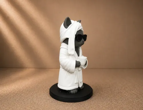 Figura Decorativa- Gato Cafetero - Foto 4