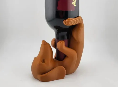 Porta Vino - Perro Salchicha