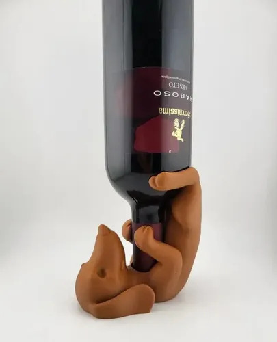 Porta Vino - Perro Salchicha - Foto 3