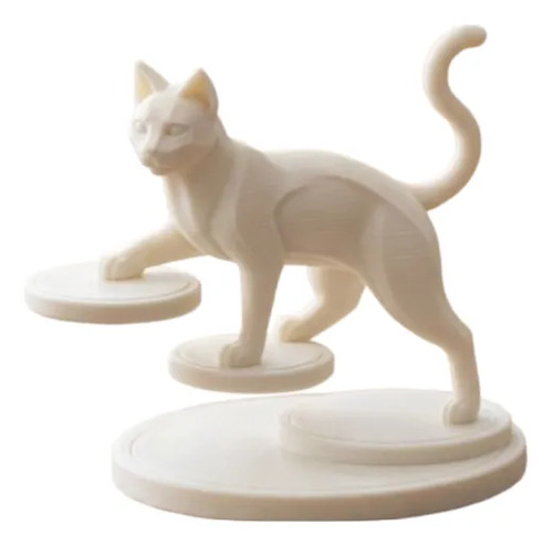 Escultura Decorativa- Gato En Escaleras