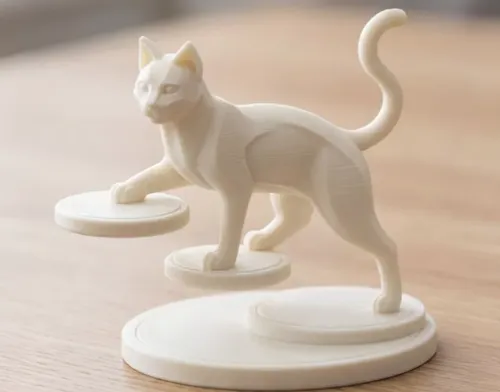 Escultura Decorativa- Gato En Escaleras - Foto 2