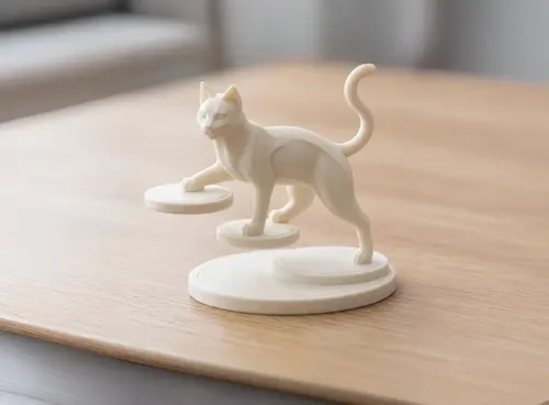 Escultura Decorativa- Gato En Escaleras - Foto 3