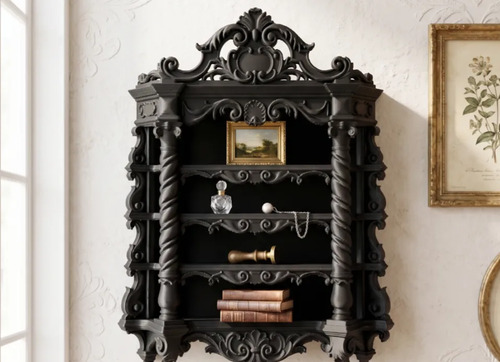Figura Decorativa De Gabinete Barroco Real - Foto 4