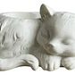 Portalápices- Gato Blanco Durmiente - Miniatura 1