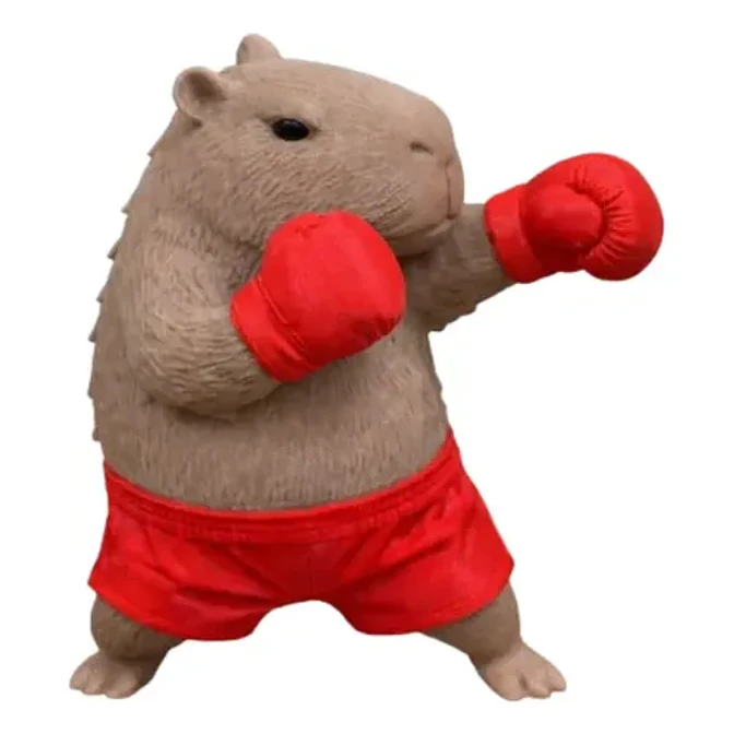 Figura Decorativa- Capibara Boxeador 1