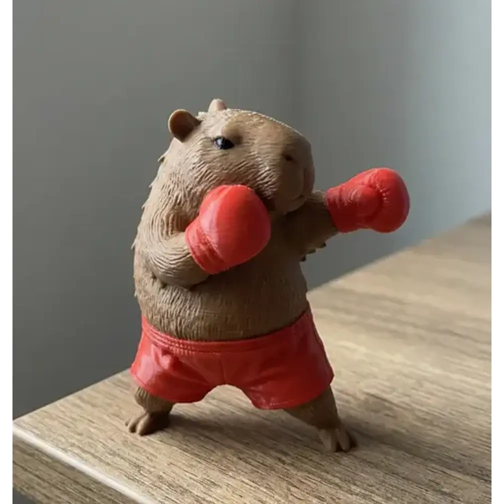 Figura Decorativa- Capibara Boxeador 3