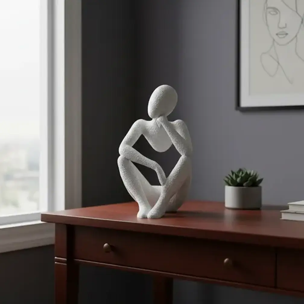 Figura Decorativa Elegante Printspatro Hombre Pensando 3