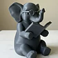 Figura Decorativa- Elefante Lector - Miniatura 4