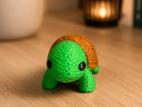 Figura Decorativa- Tortuga Estilo Tejida