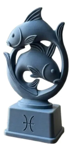 Escultura Decorativa Prints Patro- Busto Del Zodíaco Piscis
