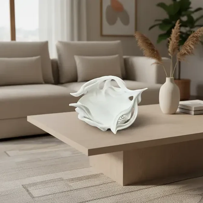 Figura Decorativa Moderna Cuenco Orgánico 5