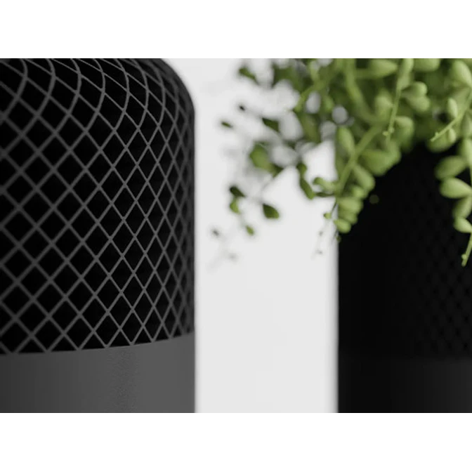 Figura Decorativa Maceta De Plantas Negra 3