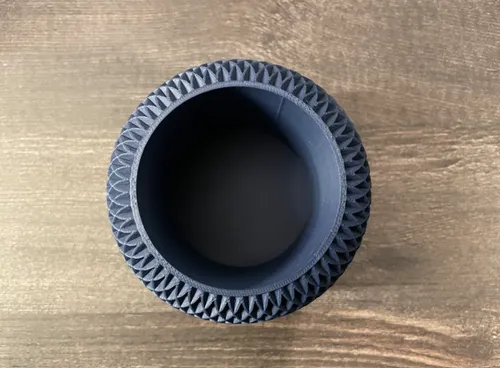 Figura Decorativa Maceta De Plantas Negra - Foto 4
