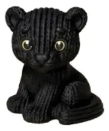Figura Decorativa Prints Patro- Pantera De Punto