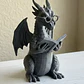 Escultura Decorativa- Dragón Lector - Miniatura 2