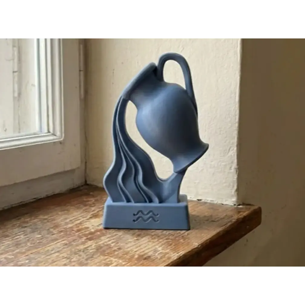 Escultura Decorativa Prints Patro- Busto Del Zodíaco Acuario 2
