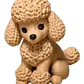 Figura Decorativa Prints Patro- Poodle De Punto - Miniatura 1