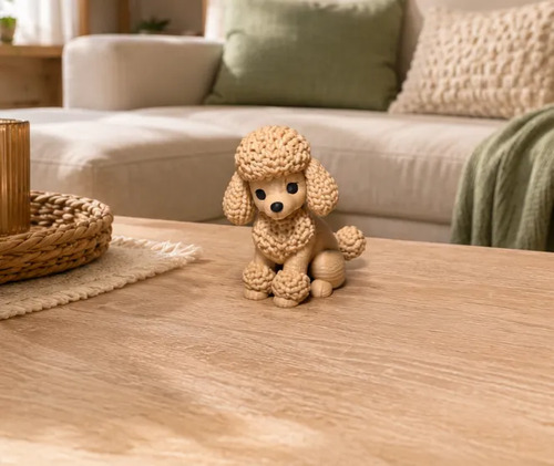 Figura Decorativa Prints Patro- Poodle De Punto - Foto 2
