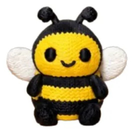 Figura Decorativa Prints Patro- Abeja De Punto