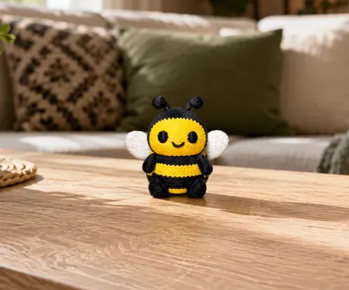 Figura Decorativa Prints Patro- Abeja De Punto - Foto 2