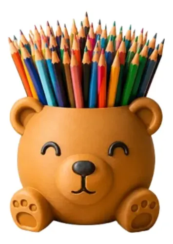 Portalápices De Oso Tierno