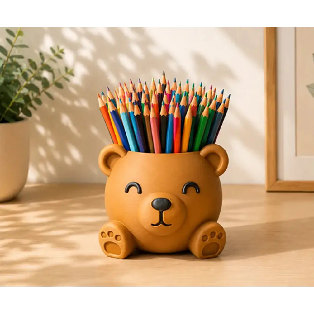 Portalápices De Oso Tierno 5