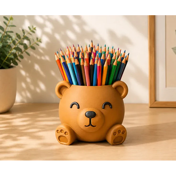 Portalápices De Oso Tierno 5