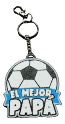 Llavero Prints Patro- Feliz Día Papá De Futbol