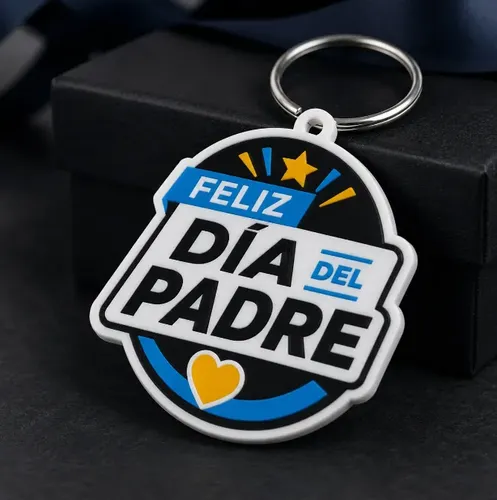 Llavero Prints Patro- Feliz Día Del Padre V1 - Foto 2