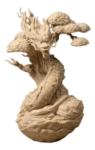 Escultura Decorativa- Bonsái Dragón
