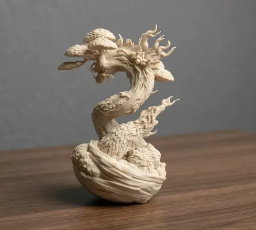 Escultura Decorativa- Bonsái Dragón - Foto 2