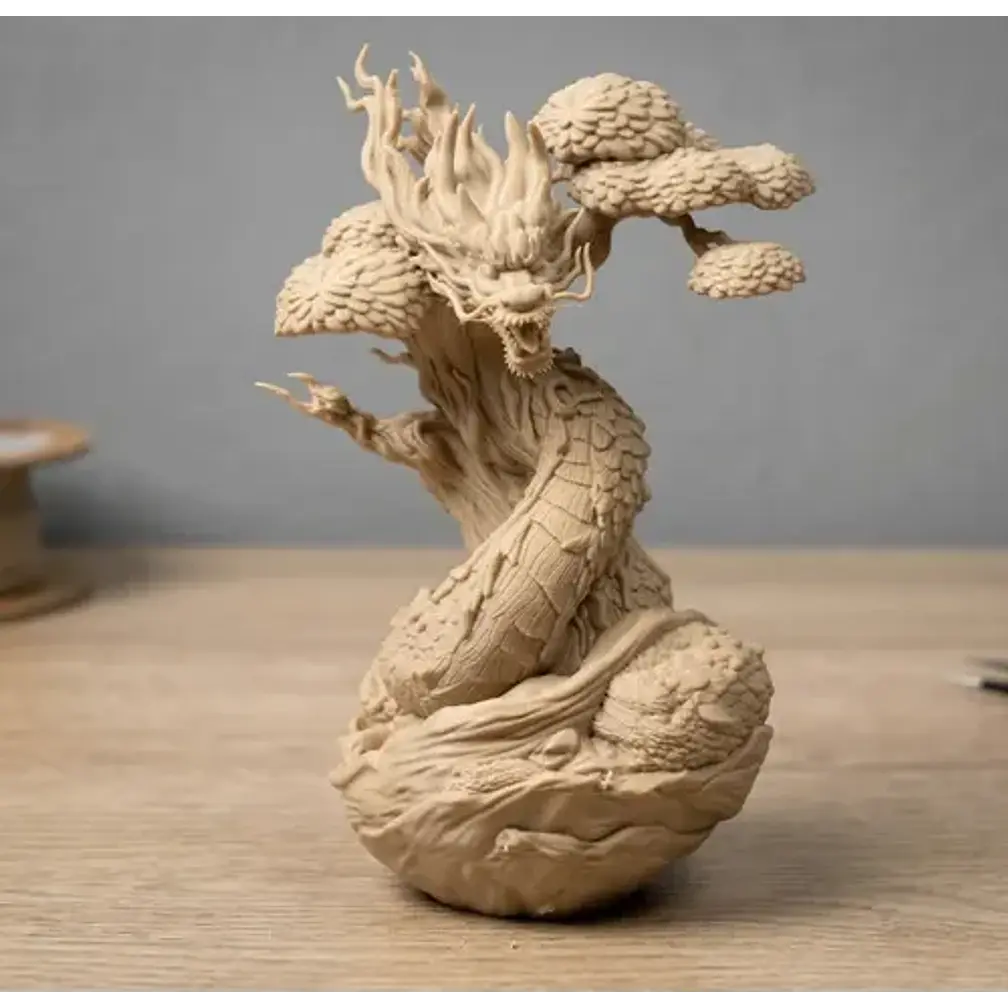 Escultura Decorativa- Bonsái Dragón 3