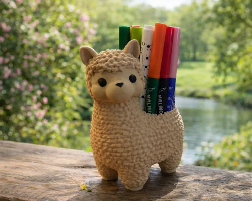 Portalápices Prints Patro De Alpaca - Foto 4