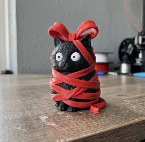 Figura Decorativa- Gato Travieso Atado - Foto 4