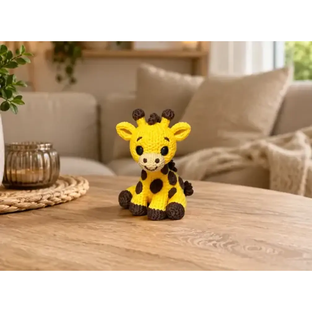 Figura Decorativa Prints Patro- Jirafa De Punto 2