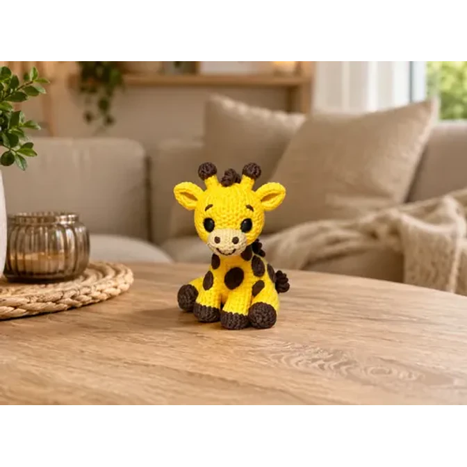 Figura Decorativa Prints Patro- Jirafa De Punto 2