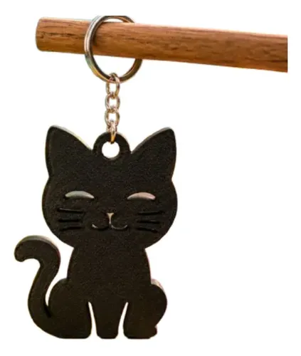 Llavero Prints Patro- Gato Negro