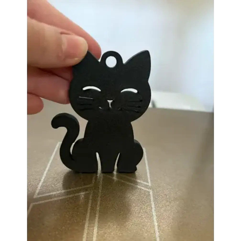 Llavero Prints Patro- Gato Negro 3