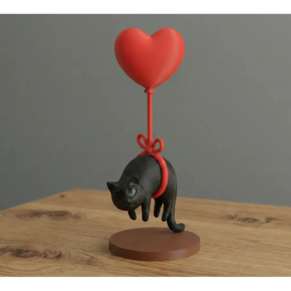 Figura Decorativa- Gato Flotante 3