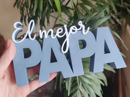 Escultura Decorativa Prints Patro- El Mejor Padre - Foto 3
