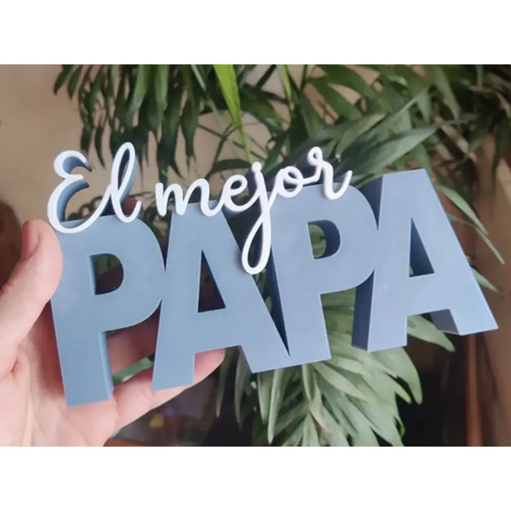 Escultura Decorativa Prints Patro- El Mejor Padre 3