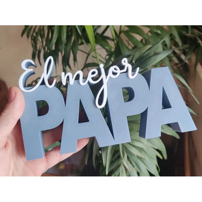 Escultura Decorativa Prints Patro- El Mejor Padre 3